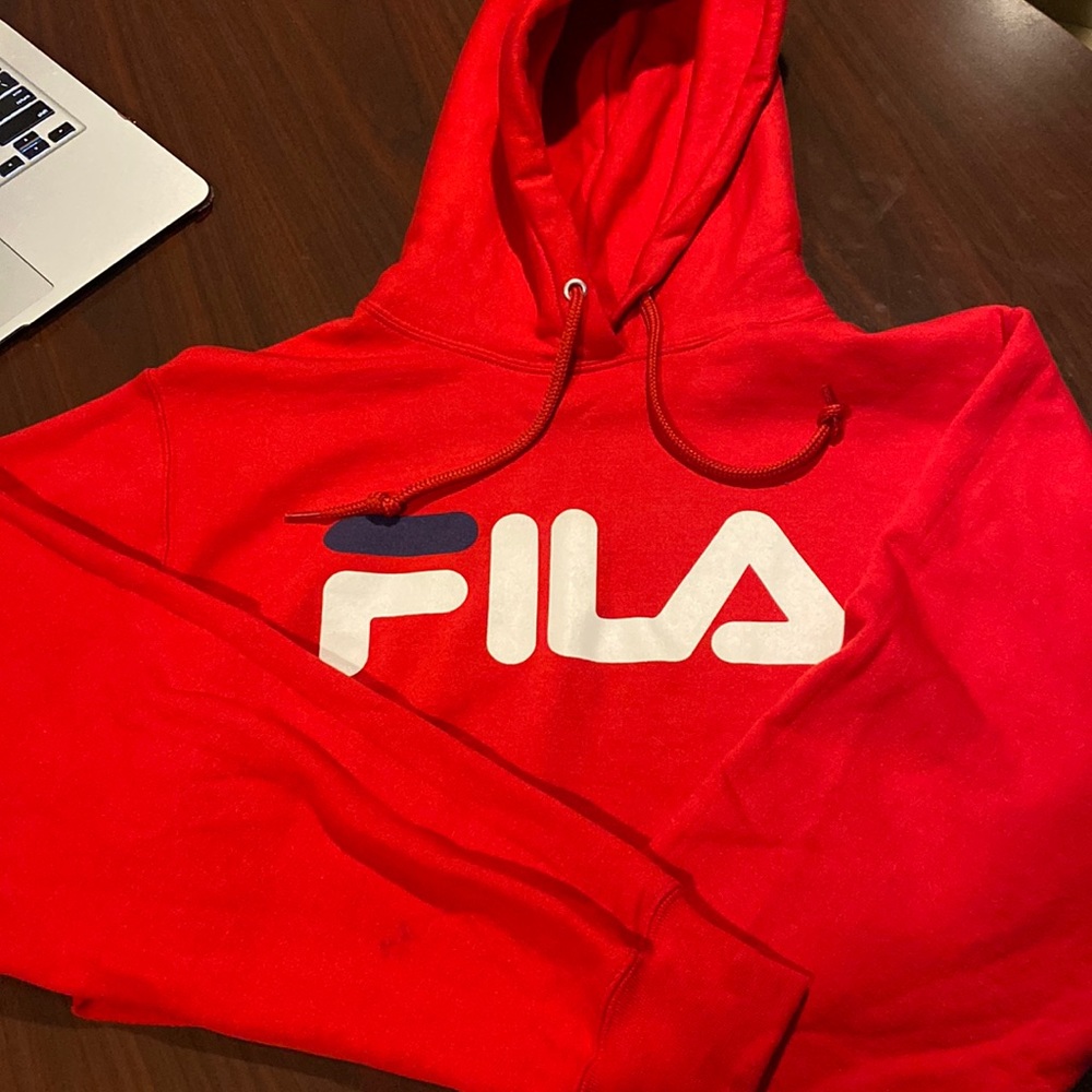 Fila cropped hoodie
